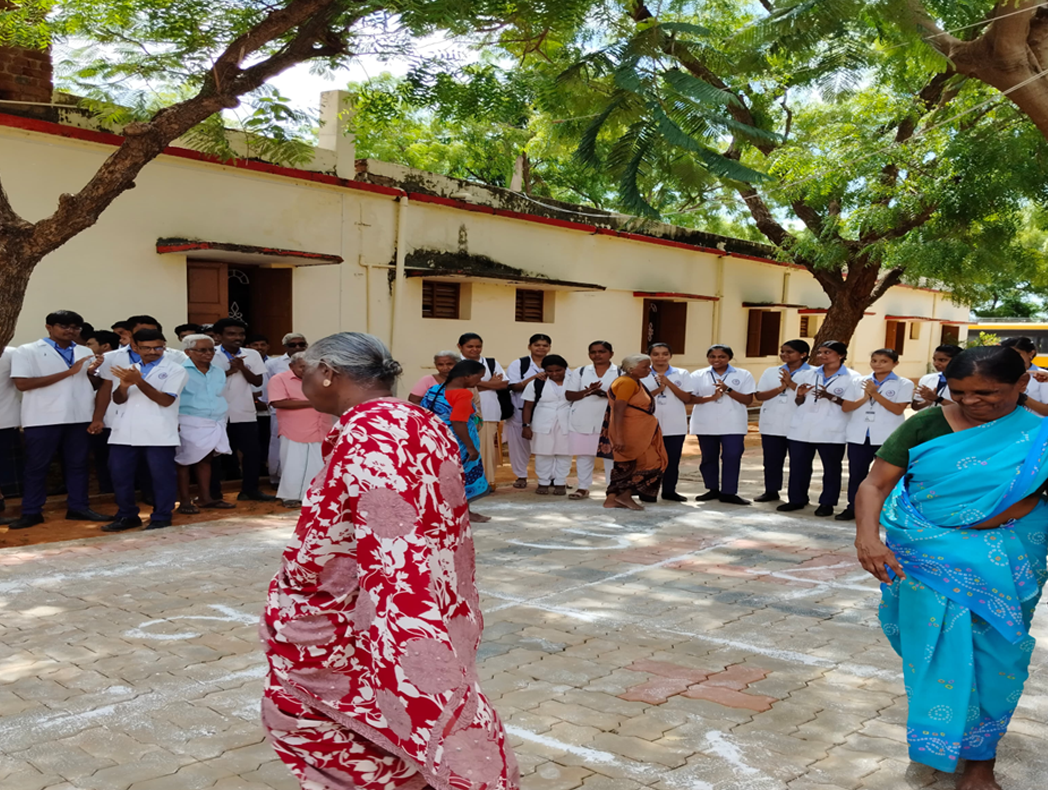 Old Age Home Visit At Ervadi On 19.06.2024